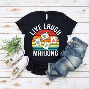 Camiseta divertida de Mahjong: Juego de fichas chino Mah Jongg