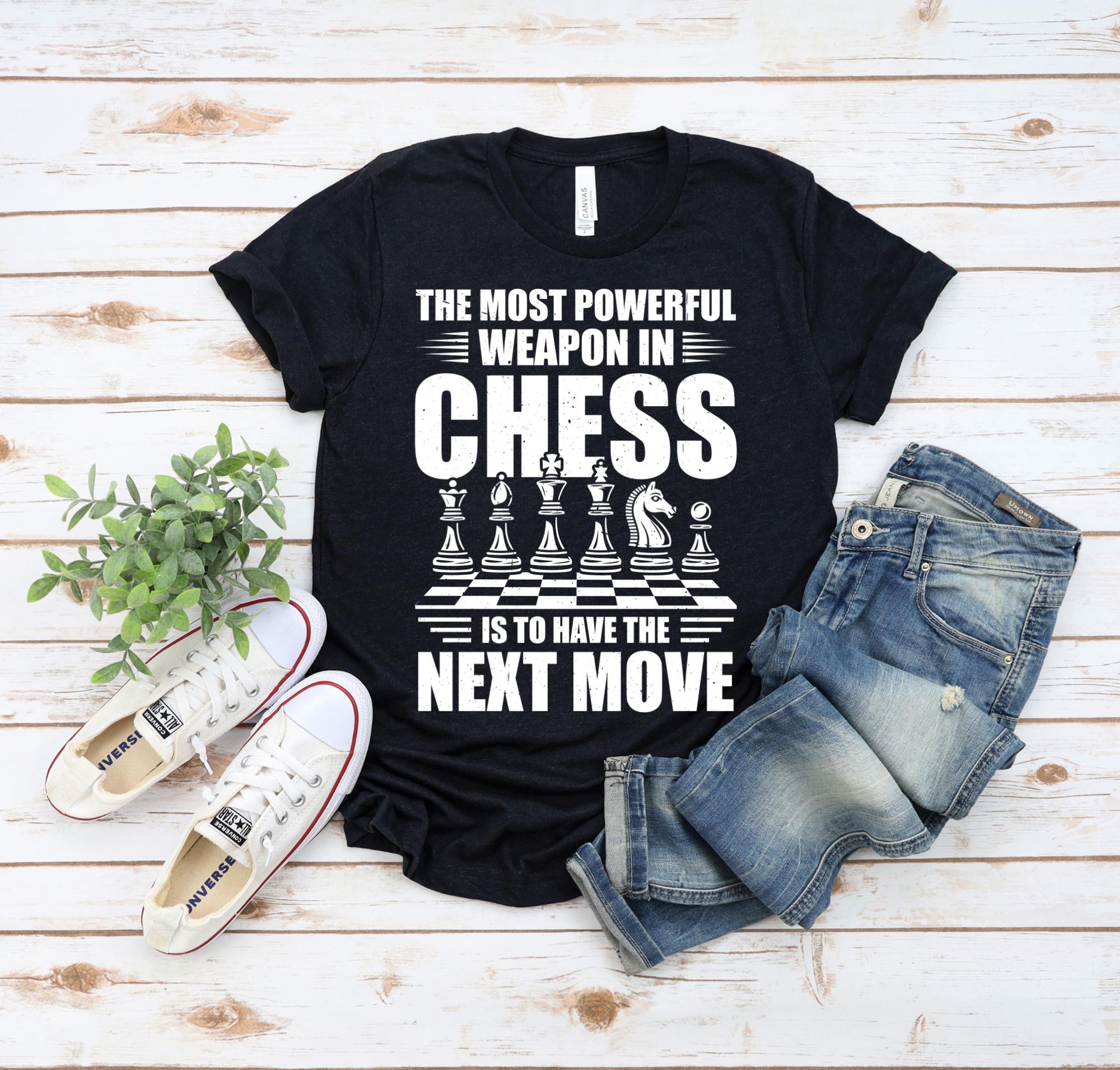 Chess Checkmate T-shirt, Funny Chess Game Shirt, Playing Chess