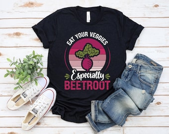 Beetroot Music T-Shirt: Eat Your Veggies, Beet Lover
