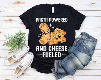Mac und Käse T-Shirt: Pasta Powered Käse Käsemacher T-Shirt