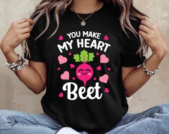 Funny Beetroot T-Shirt: Vegetarian Organic Farming Gift