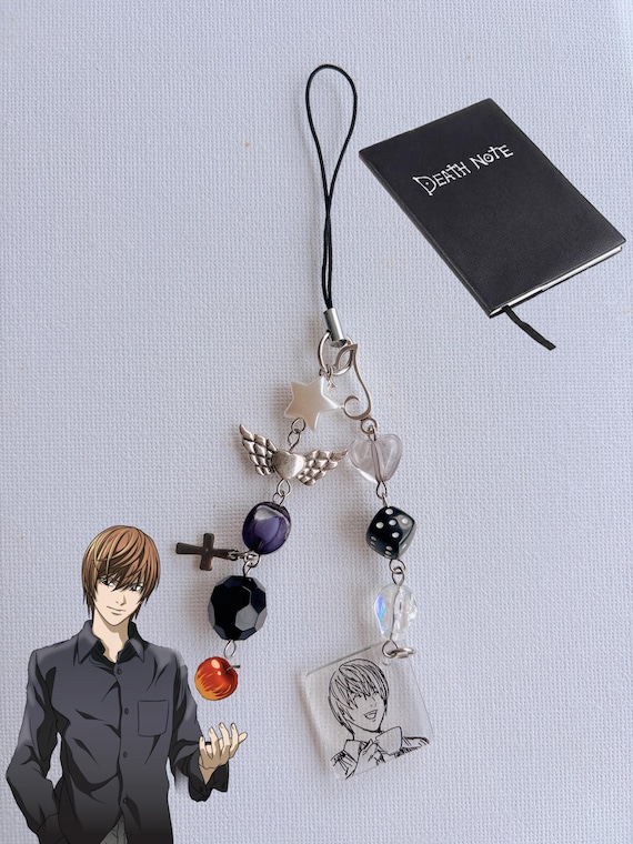 Death Note Phone Charm | L, Light Yagami, Misa Amane, Mello - Etsy