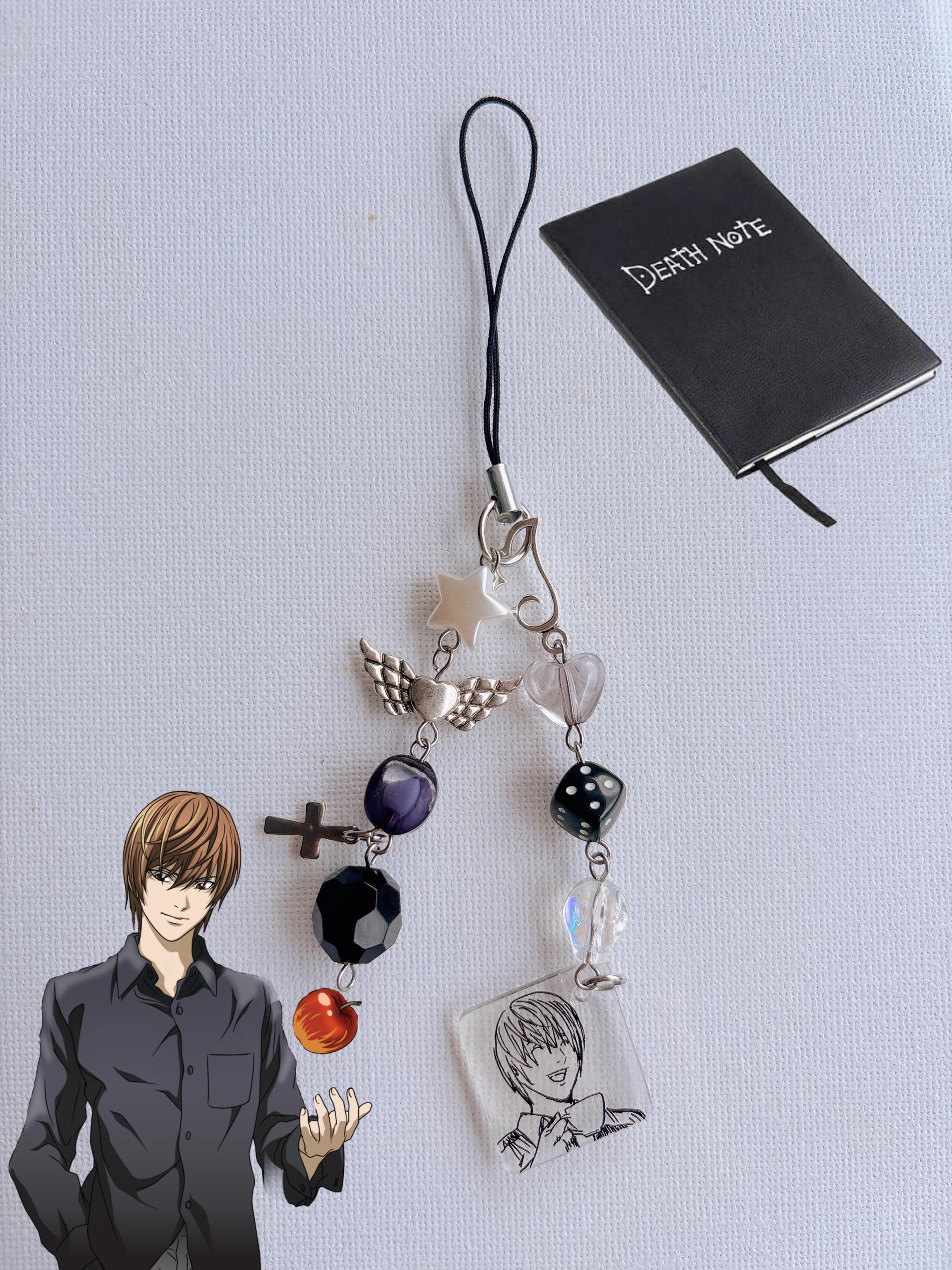 Death Note Phone Charm | L, Light Yagami, Misa Amane, Mello - Etsy