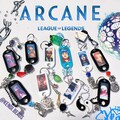 Arcane League of Legends | Jinx Powder Ekko Ambessa Mel Viktor Jayce Vi Caitlyn | Can make custom character | Keychains charms tags | product logo