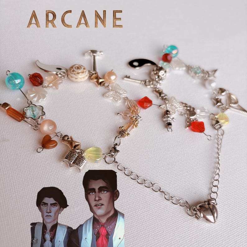 ARCANE Inspired Bracelets! | Jinx Powder Ekko Vi Caitlyn Mel Medarda ...