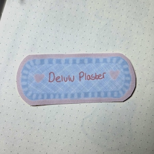 Sticker Delulu, sticker K-pop, sticker K-drama, pour les moments où vous Delulu... un peu trop dur. autocollant drôle, autocollant meme