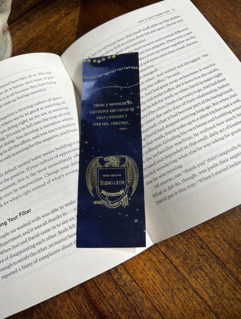 Fourth Wing Inspired Bookmark Printable - Etsy Ireland