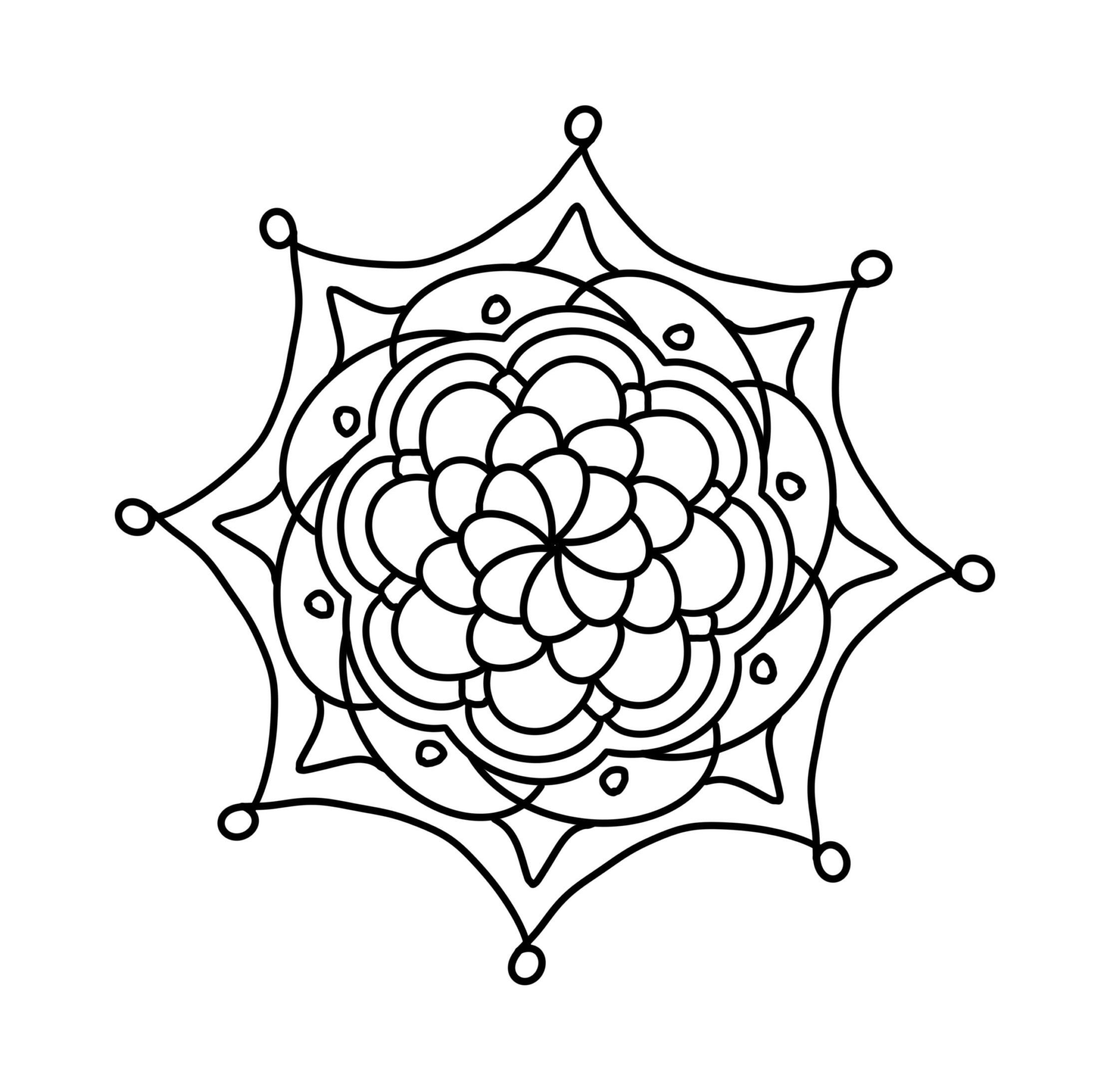 Big, Bold and Beautiful Easy Mandalas Coloring Book for Adults and