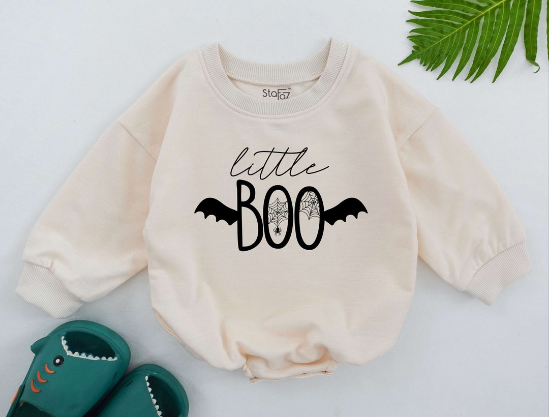 Little Boo Romper, Baby Halloween Outfit, Fall Baby Clothes, Halloween