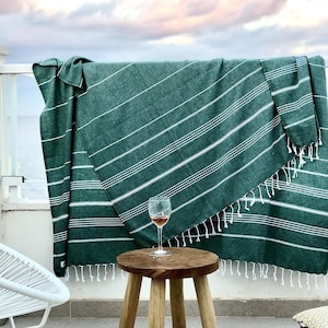 XXL Hammam towel | Sauna towel beach towel cotton towel sauna towel beach towel | 100% cotton, Oeko-Tex® | 220 x 160 cm