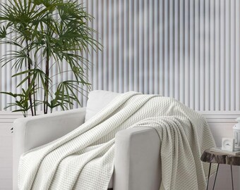 Cuddly blanket 150 x 200 cm | Cozy Tree Wool Blanket Fleece Blanket Bedspread for Sofa, Armchair & Bed | Premium Pure Cotton Sepia, Grey, Pearl, Rose