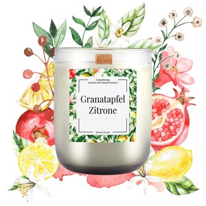 Scented candle with crackling wick | Aromatherapy crackling candle with wooden wick | Fragrance, candle in glass, candle, scents, gift
