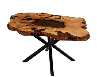 Epoxy Table, Custom Dining Table, Dining Room Table, Live Edge Table, Epoxy Kitchen Table, Custom Epoxy Dining Room Table 2