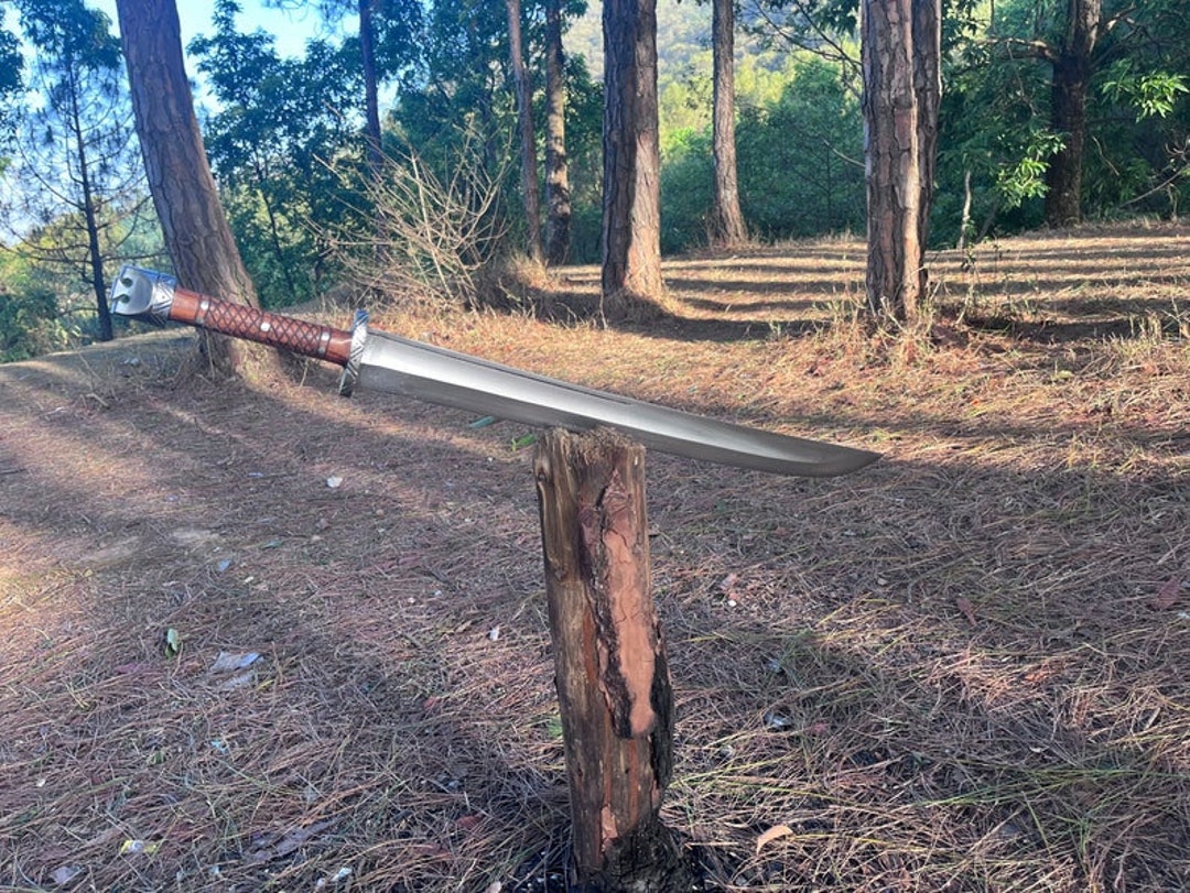 24 Viking Sword Tactical Hand Blade Full Tang Etsy