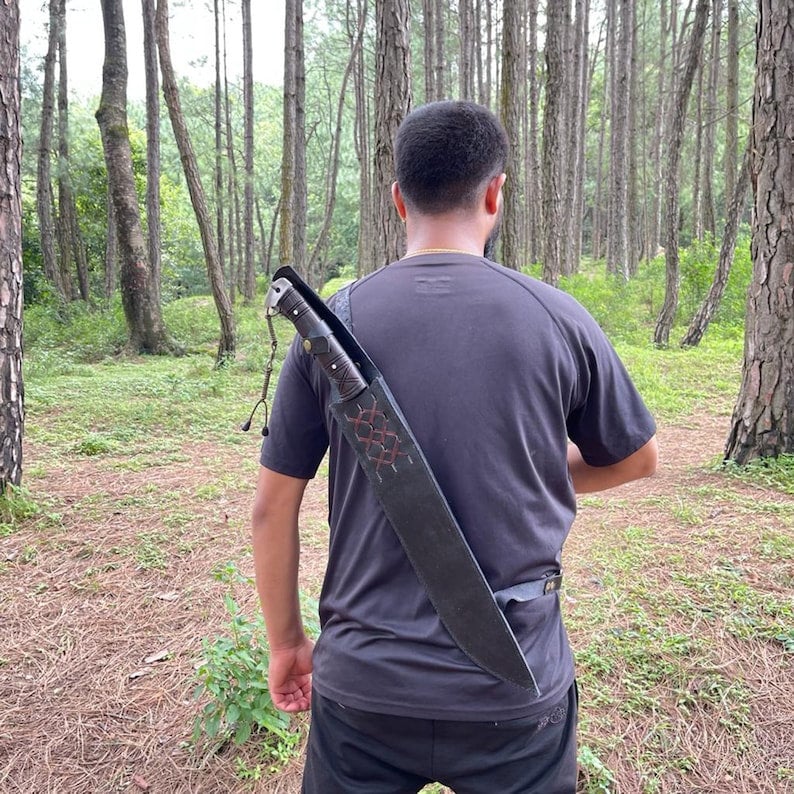 Custom Made Book of Eli Machete Kukri Knife Handmade Etsy