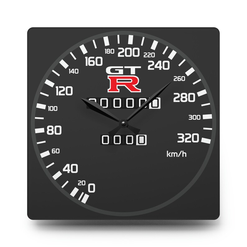GTR Car Wall Clock Nissan GTR Clock Sports Car Clock Car Gift Gift for