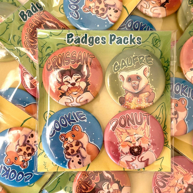 Pack Badges Nourriture et animaux image 2