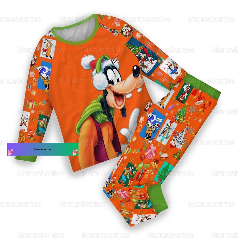 Christmas Disney Goofy Pajamas Family Funny Goofy Pjs Etsy Canada