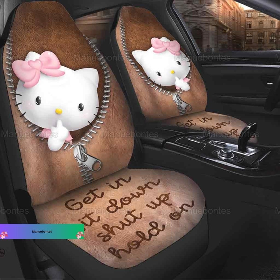 Hello Kitty Car Seat Covers, Cute Hello Kitty Seat Covers, Kawaii Hello Kitty Car Seat Protector