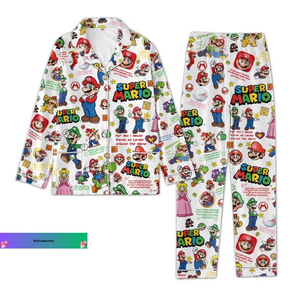 Mario family pyjamas new arrivals