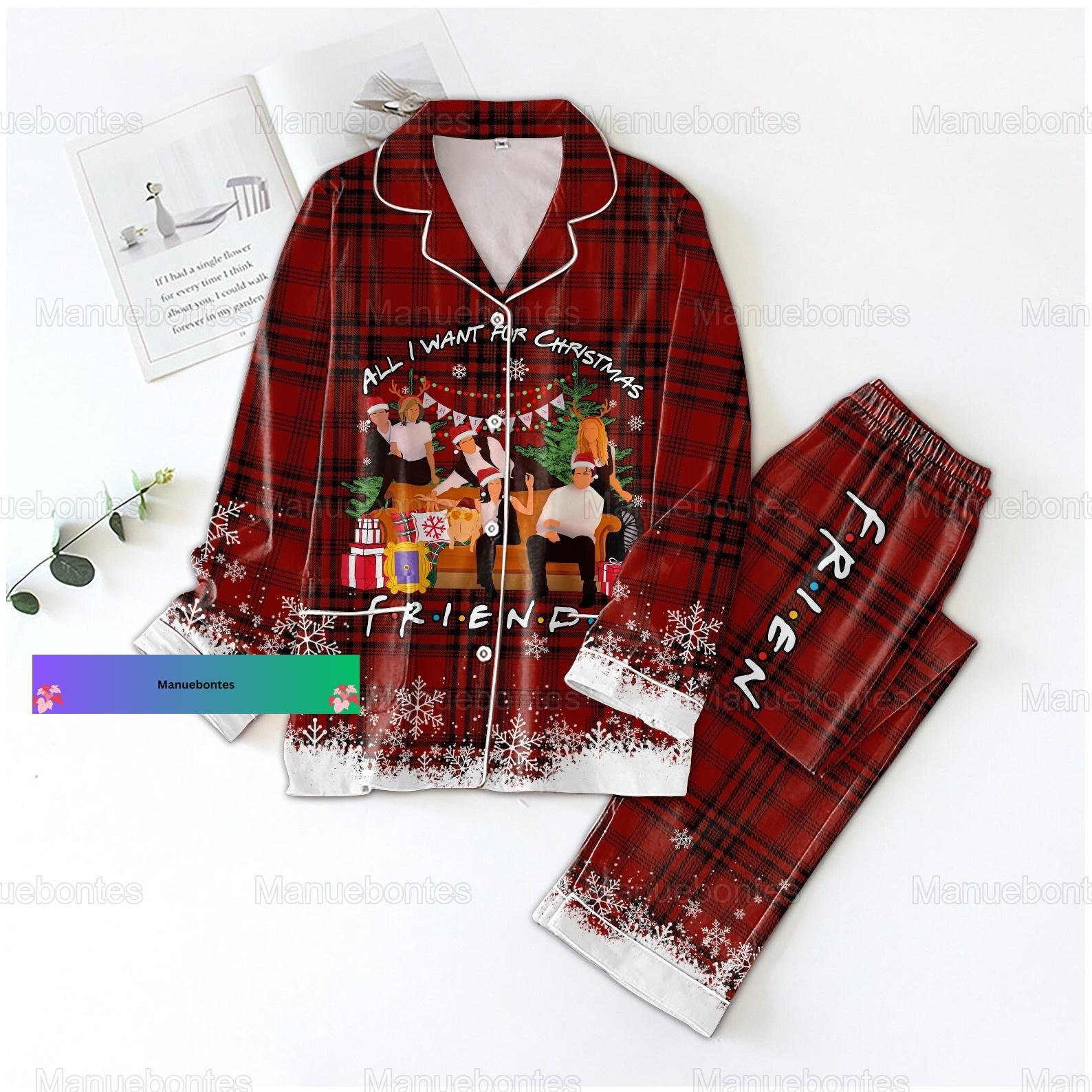 Friends tv show christmas pajamas new arrivals