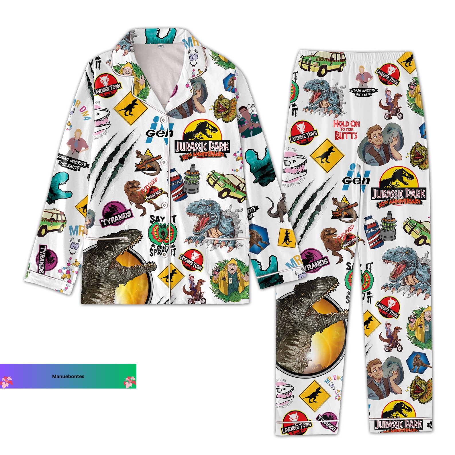 Jurassic Park Costume Jurassic Park, Adult Mens, Logo Pajamas Sleep Pants, Sizes S-2xl Jurassic Park Hat