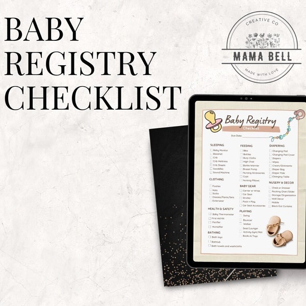 Digital Baby Registry Checklist
