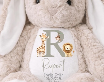 Personalised Baby Boy Gift | New Baby Gift | Keepsake | Gift For Boy | Baby Gift | Newborn Gift | Welcome To The World| Personalised Teddy