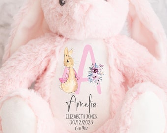 Personalised Baby Girl Gift | New Baby Gift | Keepsake | Gift For Girl | Baby Gift | Newborn Gift | Welcome To The World| Personalised Teddy