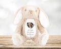 Personalised Memory Teddy, Photo Keepsake, Memorial Keepsake, Memory Teddy Bear, Memory Bunny, Personalised Bereavement Keepsake,Memory Gift
