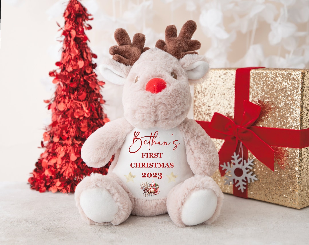 First Christmas Gift,personalised Christmas Teddy,1st Christmas Teddy