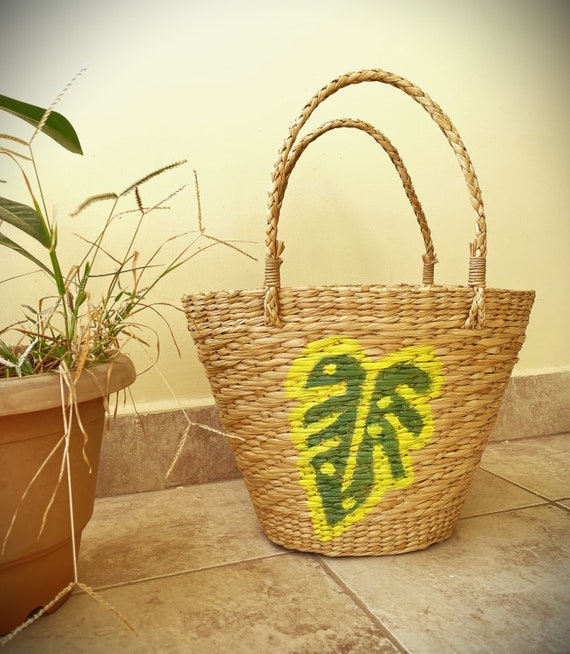 Acrylic basket bag sale