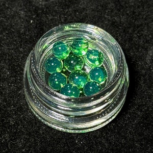 Lime opal green terp pearl 5-7mm