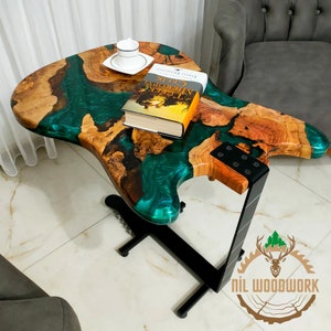 Made to Order, Resin Guitar Coffee Table, Unique Coffee Table, Modern Coffee Table, Home Decor, Living Room Coffee Table, Sofa Side Table