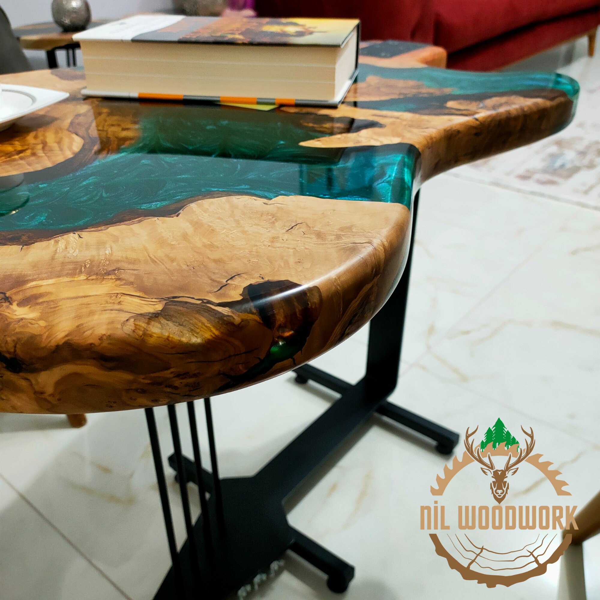 Made to Order, Resin Guitar Coffee Table, Unique Coffee Table, Modern