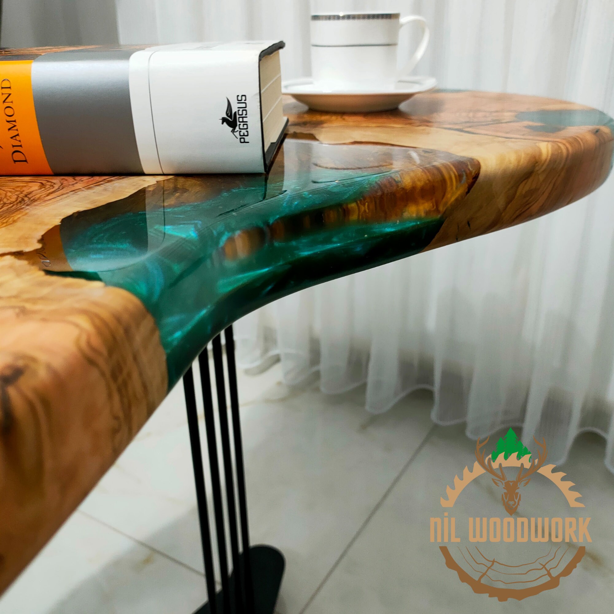 Made to Order, Resin Guitar Coffee Table, Unique Coffee Table, Modern