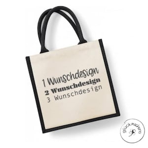 Jute Bag - Dein Wunschdesign - Geschenketasche - Personalisierbar - individuelle Geschenkidee für besonderen Geburtstag oder Anlass