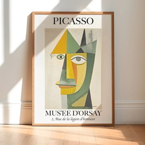 Abstrakte Picasso Kunst für Wohnzimmer Dekor: Moderne Drucke und minimalistische Wandkunst - Das perfekte Geburtstagsgeschenk für zeitgenössische Eleganz.