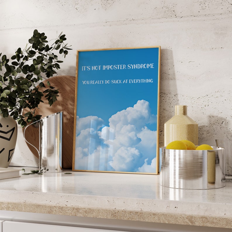 Lustige Zitate Poster, Typografie Prints, Inspirational Posters für