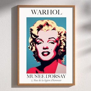 Iconische Andy Warhol Marilyn Monroe Print - Celebrity Art voor klassieke Hollywood Glamour en Amerikaanse popcultuurliefhebbers