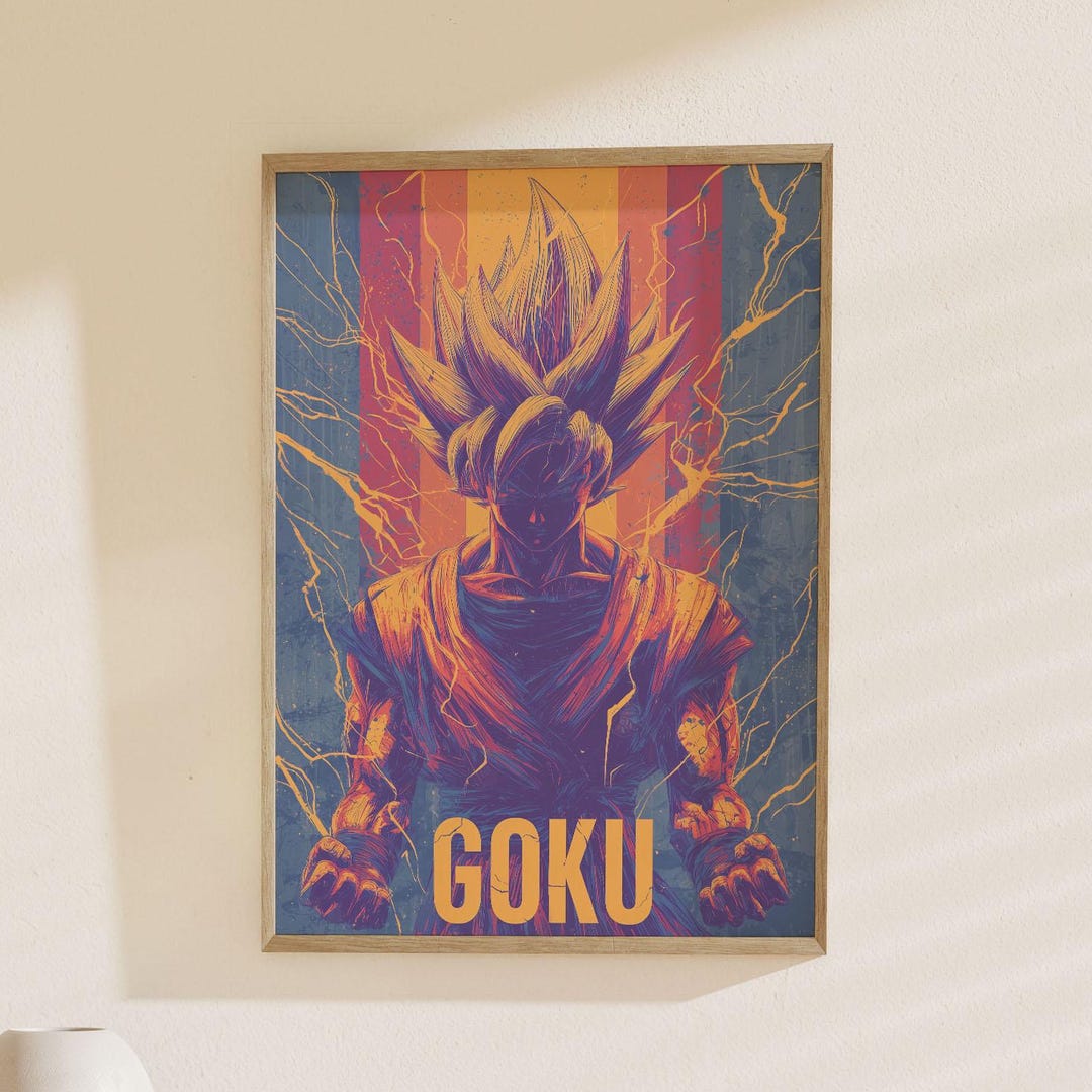 Dragon Ball Super Son Goku Anime Poster: Epic Manga Character Art Print ...