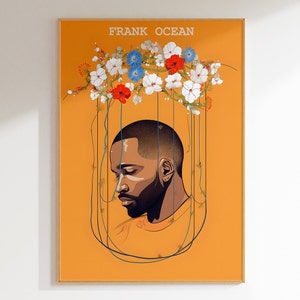 Frank Ocean Album Art: Ideales Musik Geschenk - Pop Musik Poster und Wandkunst für Fans von kultigen Album Covern, blondes Album