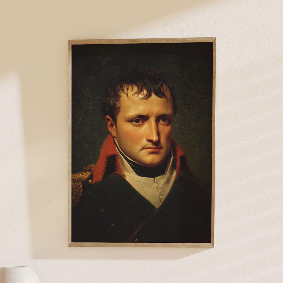 Napolean Decorations Napoleon Bonaparte Portrait: Classic Military Historical Art Print ...