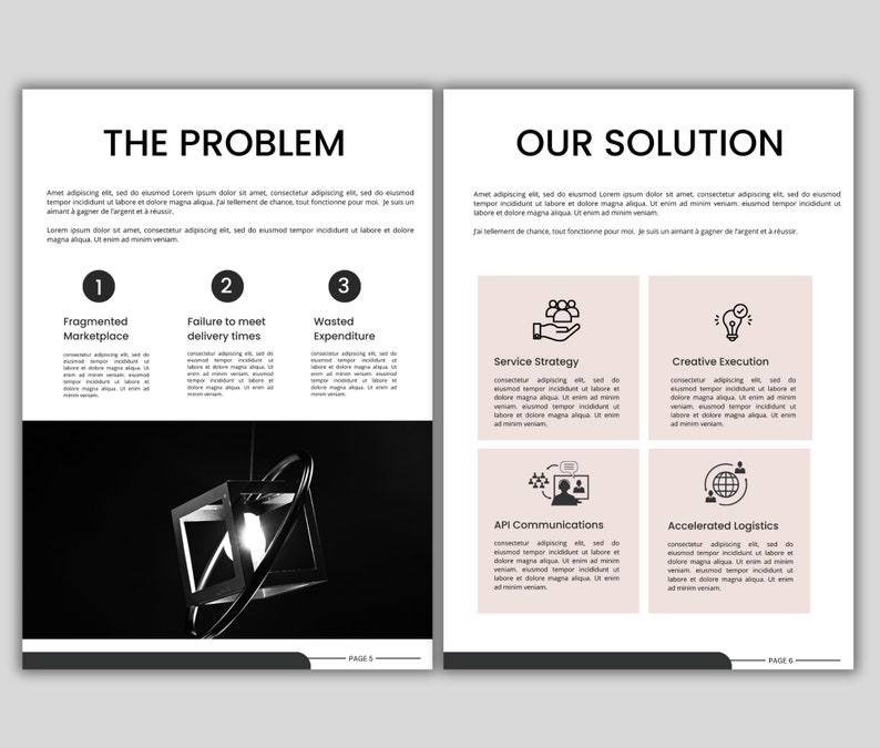 Pitch Deck Template Word Powerpoint Canva Adobe Indesign Etsy Pitch Deck Template Word Powerpoint Canva Adobe Indesign Etsy