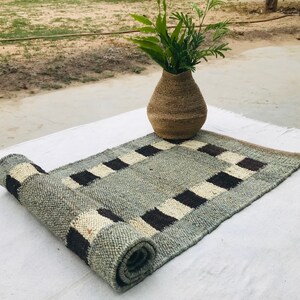 Hemp Jute Runner Rug, Stair Jute Runner, Kitchen Jute Runner Hallway Runner Rug Jute Runner Hand Loomed Natural Jute Hemp Runner Custom Size