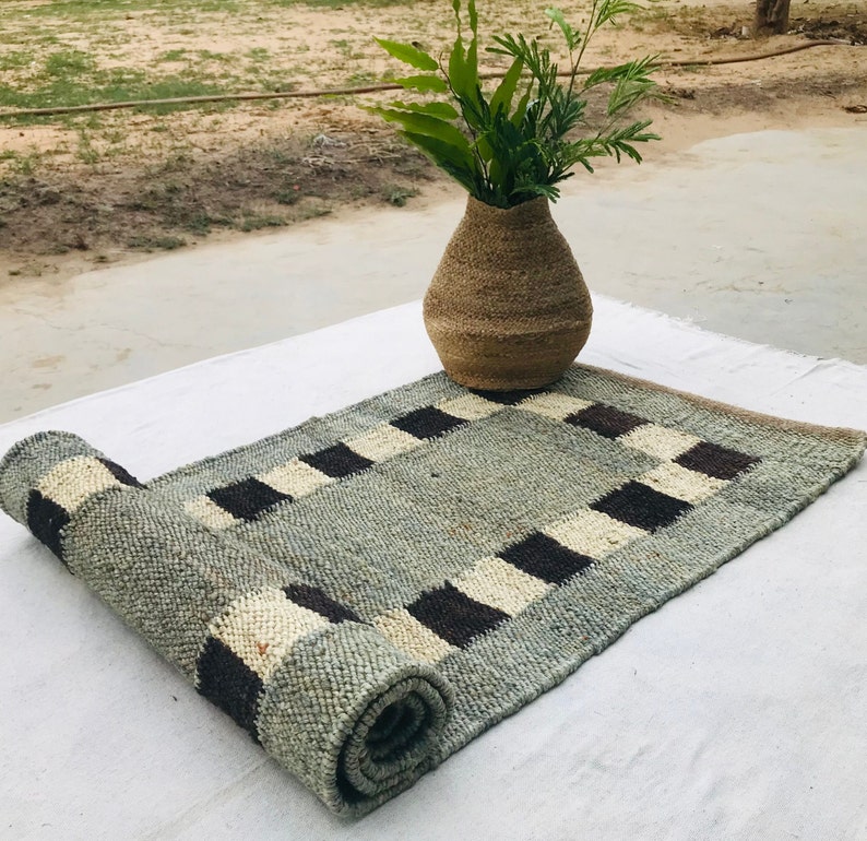 Hemp Jute Runner Rug, Stair Jute Runner, Kitchen Jute Runner Hallway Runner Rug Jute Runner Hand Loomed Natural Jute Hemp Runner Custom Size