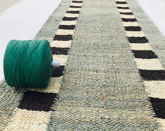 Hemp Jute Runner Rug, Stair Jute Runner, Kitchen Jute Runner Hallway Runner Rug Jute Runner Hand Loomed Natural Jute Hemp Runner Custom Size