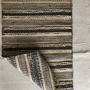 Traditional Handwoven Kilim Rug, Wool And Jute Rug, Bohemian Rug Kilim Jute Rug, Indian Durrie Rug, Flatweave Rug