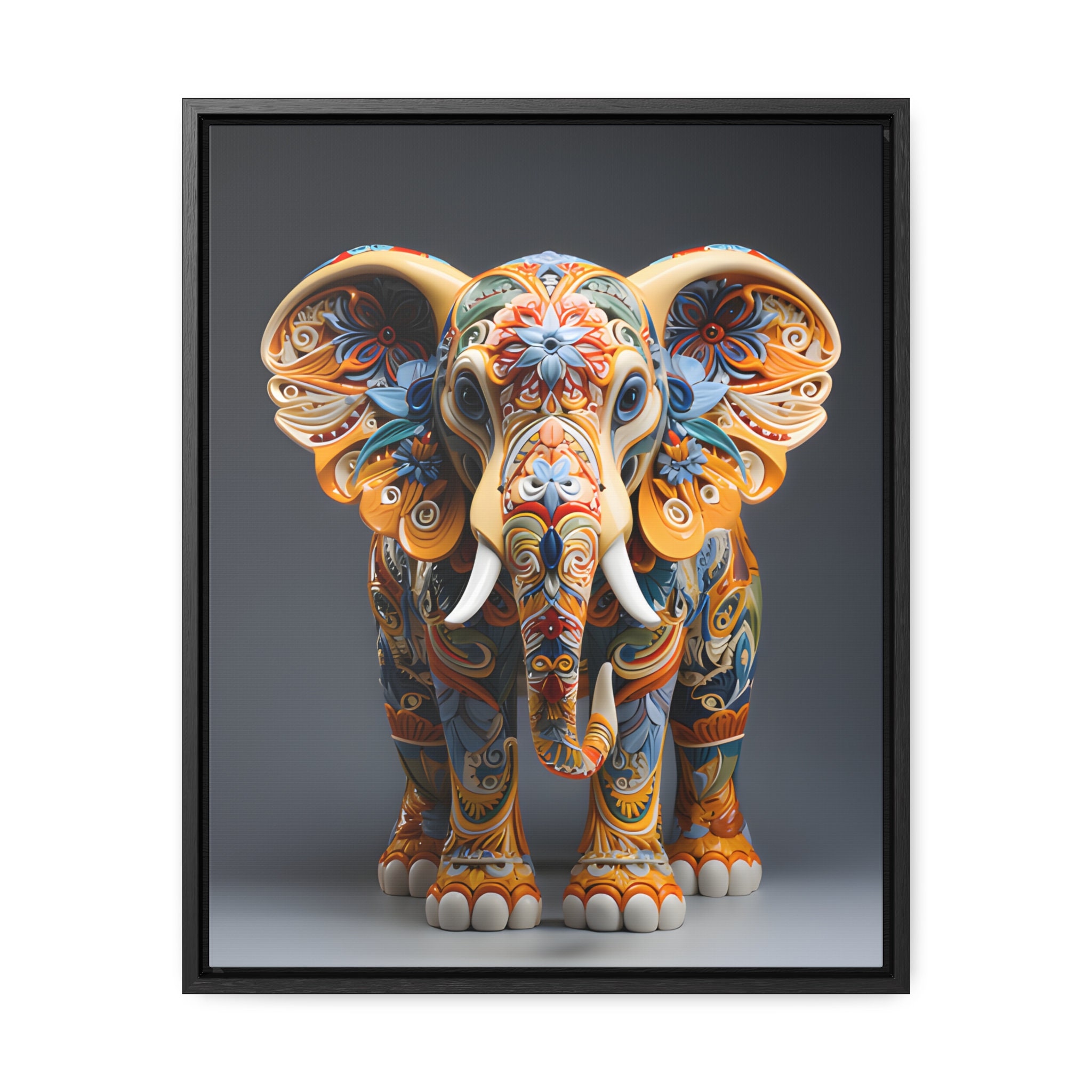 Mexican Art Elephant C3 Gallery Canvas Wraps Vertical - Etsy