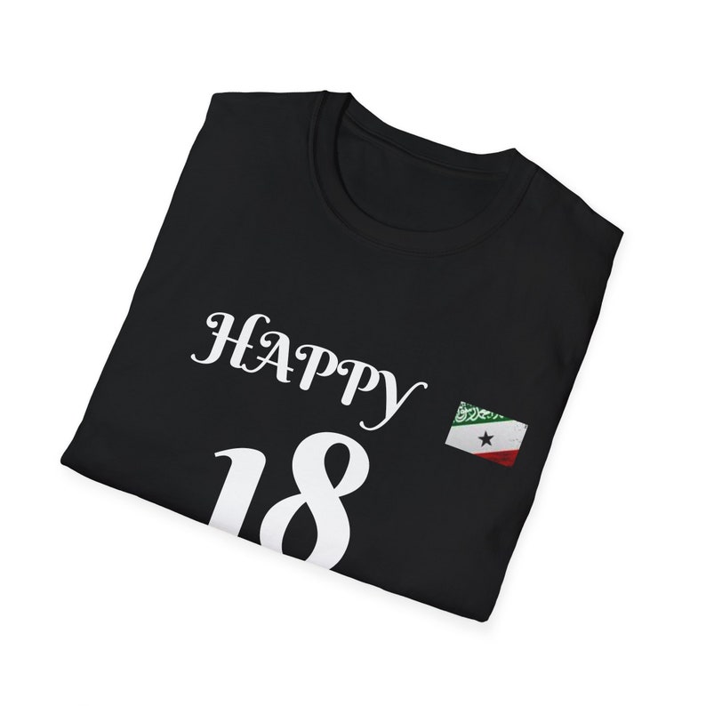 Somaliland 18 mei unisex softstyle T-shirt afbeelding 5